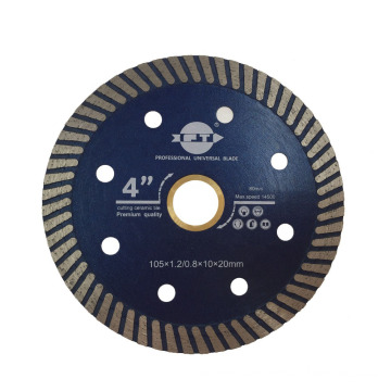 Hot Press 4inch turbo diamond saw blade for cutting tile